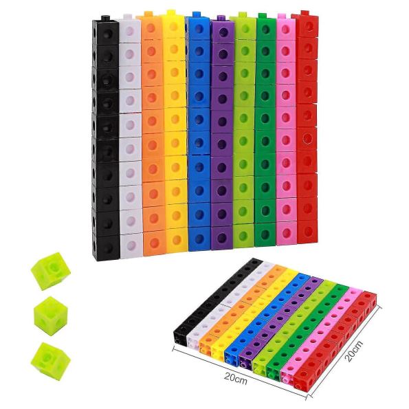 100pcs Children's Construction Toys Snap Cube Toys Educational