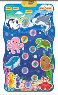 2-Pack Kids Multifunctional Electronic Dance Mat - Undersea World & Space Theme Play Mat with Sound Recognition for Early Education and Physical Exercise