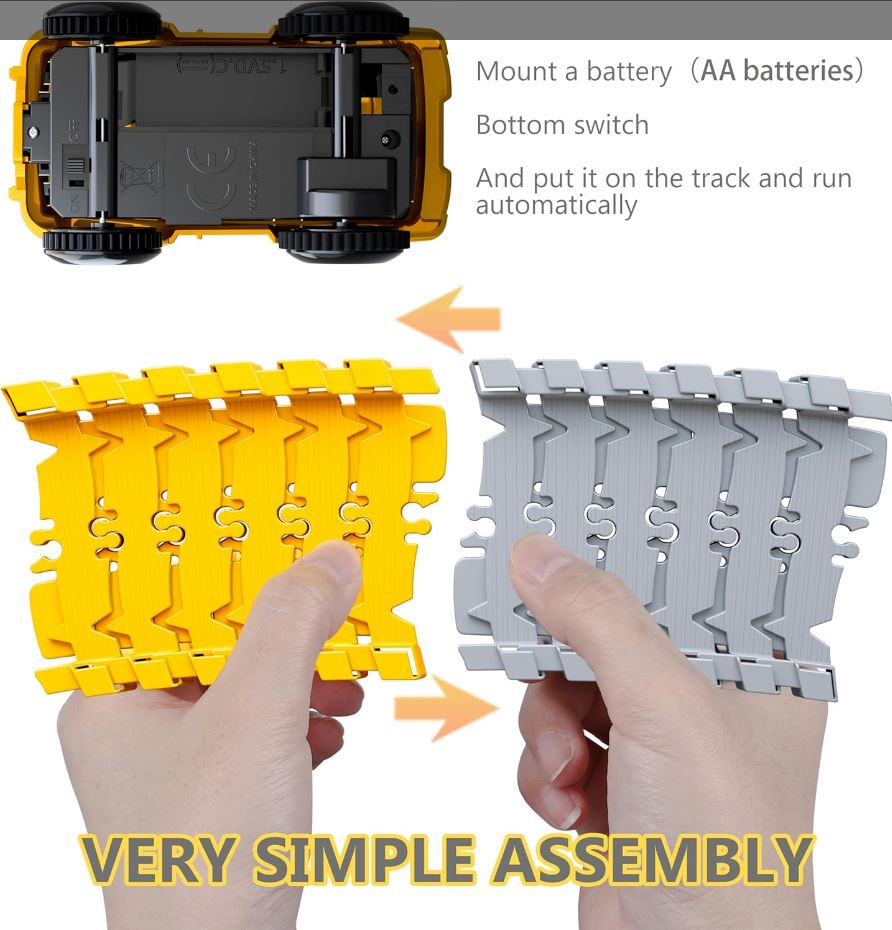 343 track-building sets, track-course - STEM learning toys, construction vehicles (concrete mixers, dump trucks), Develop motor skills and creativity