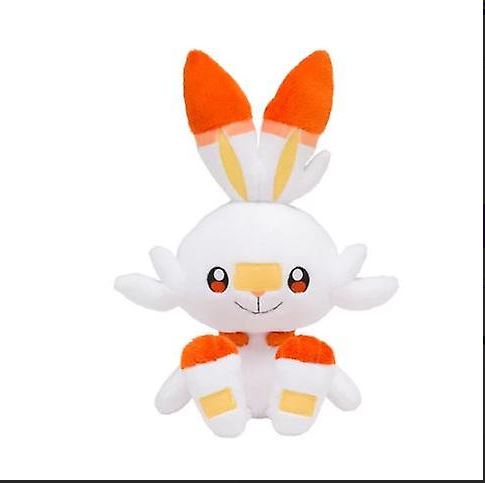 35cm Scorbunny Rabbit Plush Cute Sword Shield Anime Game Elf Doll