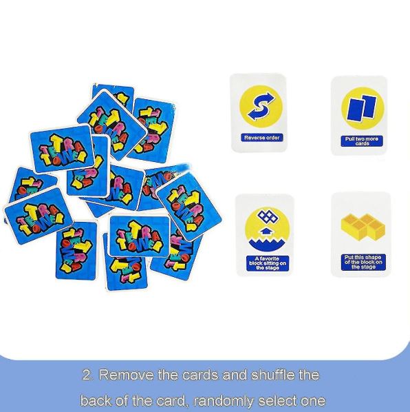 48 pcs Tetra Tower Balance Stacking Block Game, 100% New