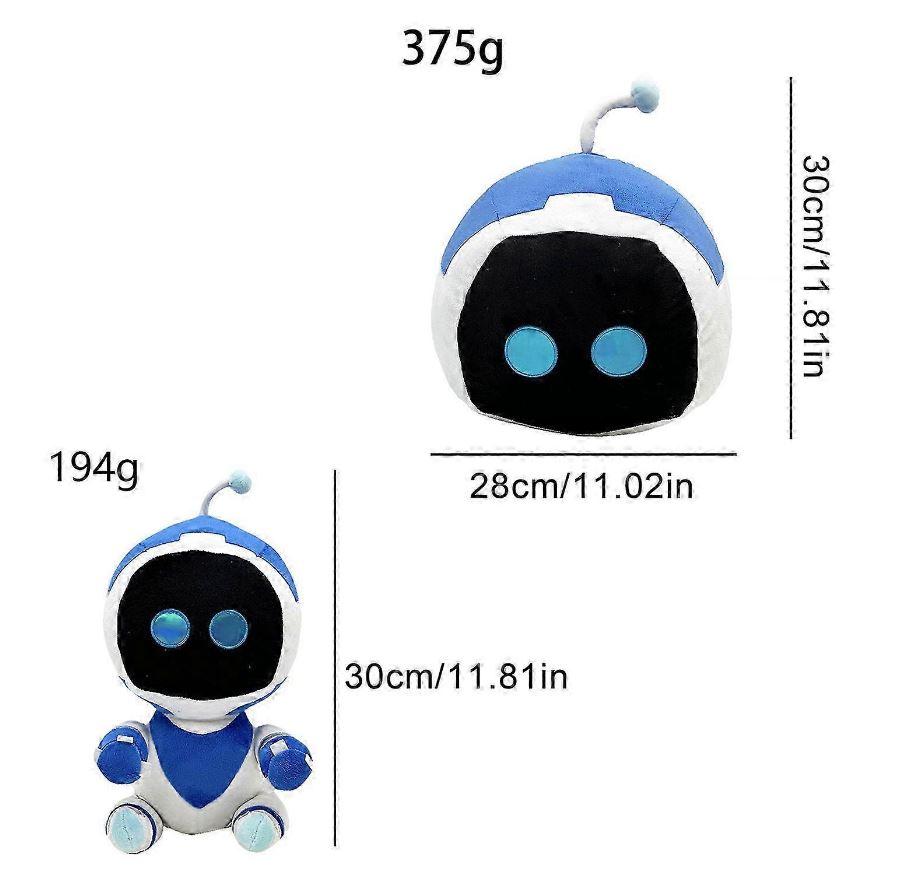 Astro's Playroom Astro Bot 12 inch Plush Doll Play Station PS5 Stuffed Plush Doll kk