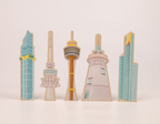 Australian Iconic buildings set of 5-With educational activity cards