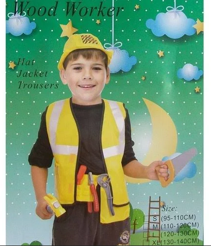 Boys costume wood worker