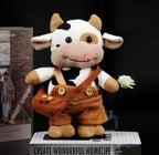 Brown Cow Plush Toy 30cm Soft Hug Pillow Compatible with Yux