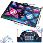 Double Dance Mat Music Light Exercise Toy