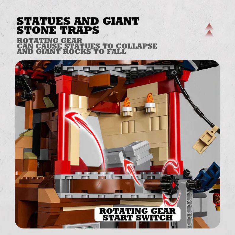Dragon Energy Temple Building Blocks Model Set