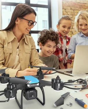 Christmas gift Fierce DIY 4K Camera Drone: Build & Fly Your Own Stunt Quadcopter for Thrilling Aerial Adventures