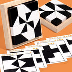 Hidden Block Puzzle Puzzle Toys Wooden Puzzle C
