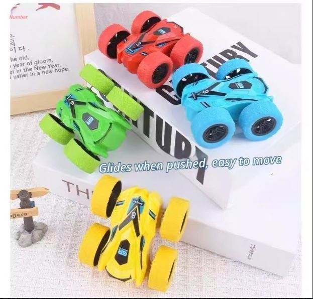 Inertia Tumbling Car 1 Piece Set 180°Flip Random Colours