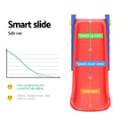 Kids Slide Swing Set Basketball Hoop Outdoor Playground Toys 120cm Blue.