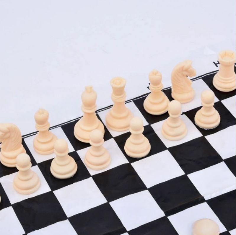 Large PVC Chess Set – Durable, Lightweight & Perfect for Indoor/Outdoor Play