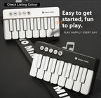 Mini Keyboard Piano - Piano for Kids - Toys for Children - Educational Toys - Portable Pocket Piano - Black