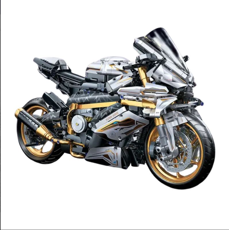 Motorcycle Blocks Model for Teens & Adults