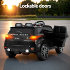 Kids Electric Ride On Car SUV Range Rover-inspired Cars Remote 12V Black