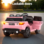 Ride On Car Kids Electric Ride On Cars SUV Remote 12V Pink