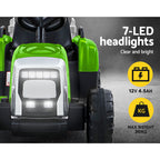 Kids Electric Ride On Tractor Toy 12V Green