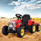 Kids Electric Ride On Tractor Toy 12V Red