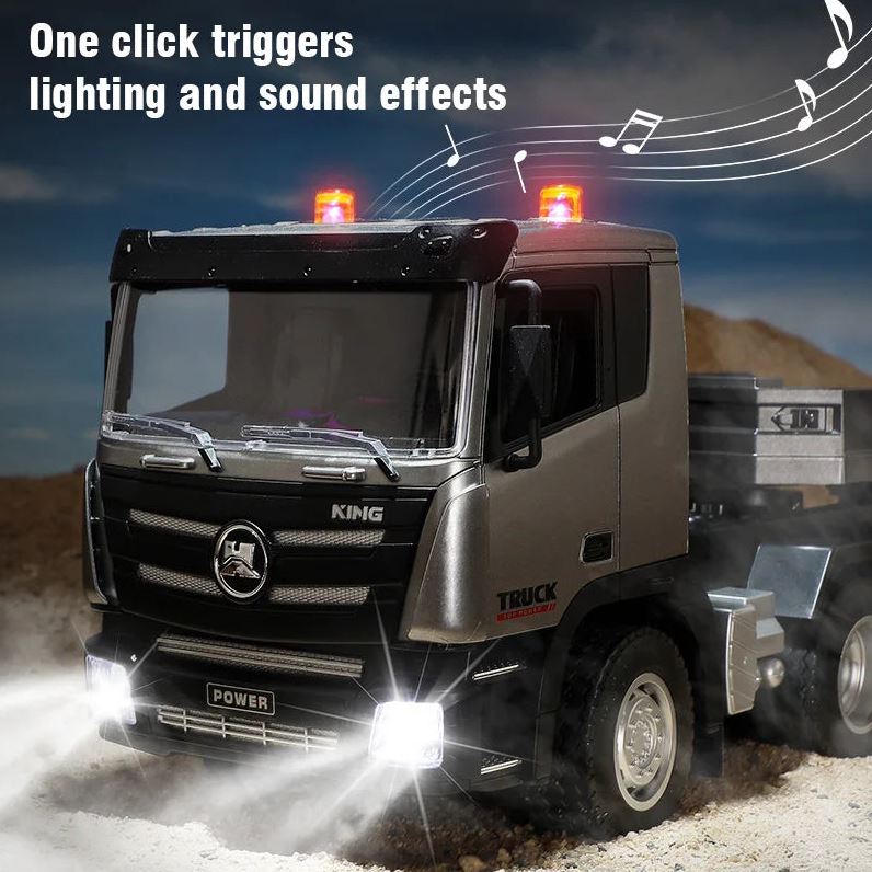 Rc Flat Truck 9-Channel Alloy Remote Control Trailer