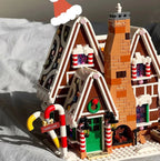 Santa Claus Gingerbread House Building Blocks