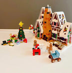 Santa Claus Gingerbread House Building Blocks