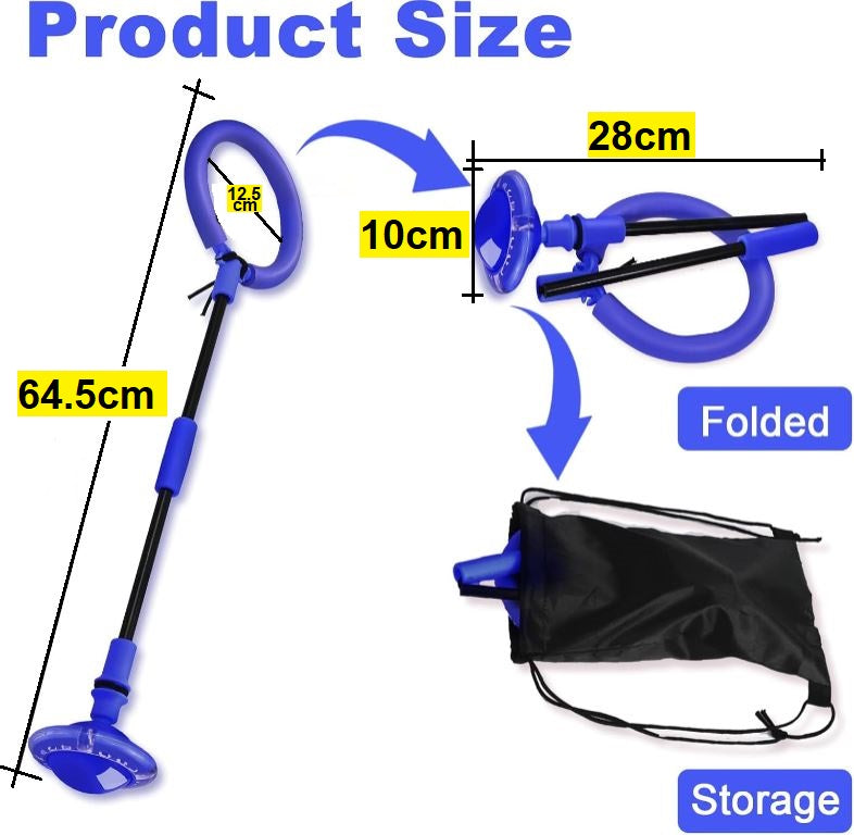 Skip Ball for Kids, Portable Foldable Colorful Flash Wheel Swing Ball Sports Fitness Toys for Girls & Boys, Toy for Kids & Adults. Gifts for Mom Women & Girls Toys Age 5-10 Years (Purple )