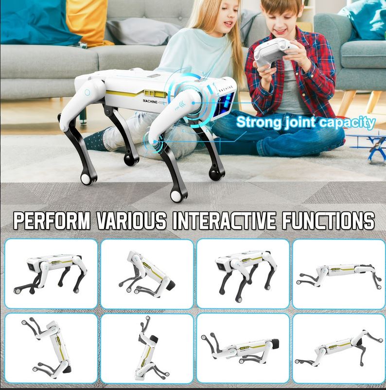 Smart Robot Dog with App Control & Voice Commands