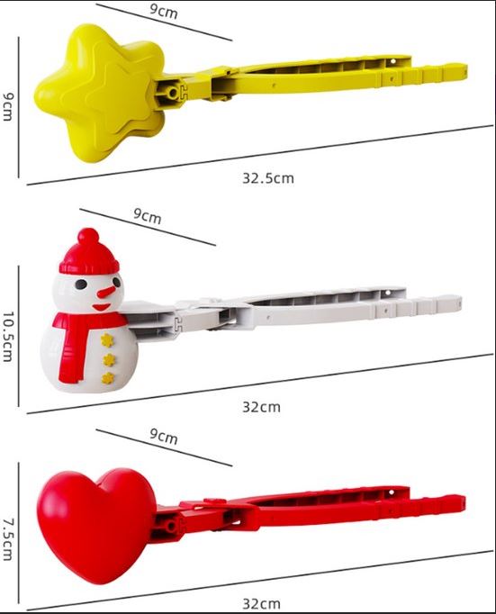 Snowball Maker for Kids 6 Pieces - Random Colours