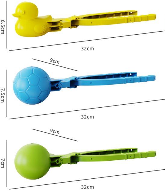 Snowball Maker for Kids 6 Pieces - Random Colours