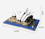 Sydney Opera House Mini Building Blocks Model – White
