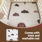 Keezi Kids Play Tent Playhouse Castle with Floor Mat 85cm X 113cm