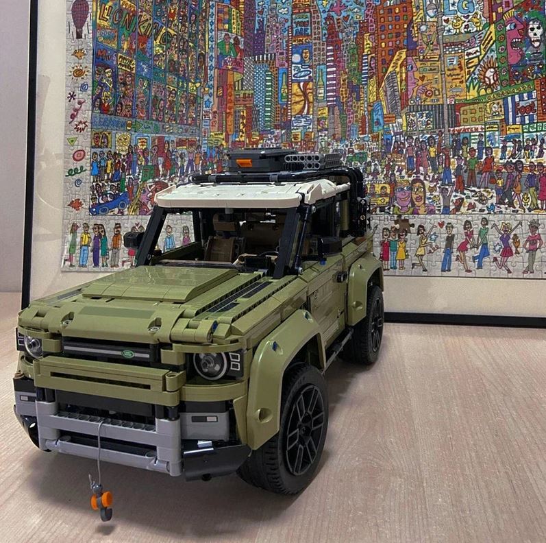 Building Block Rover Model Technical Rover Defender Collector'S Building Blocks Set – Toyz Online