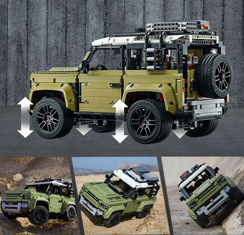 Technical Rover Defender Collector'S Building Blocks Set