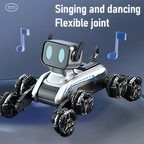 Eight-Wheeled Robotic Dog: Flexible Limbs, Adapts to Various Terrains. Indoor & Outdoor Fun Toy (No Feeding Required), A New Robotic Companion, Perfect Gift