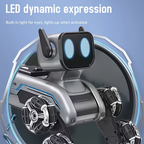 Eight-Wheeled Robotic Dog: Flexible Limbs, Adapts to Various Terrains. Indoor & Outdoor Fun Toy (No Feeding Required), A New Robotic Companion, Perfect Gift