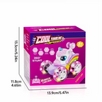 Rechargeable Unicorn Remote Control Stunt Car with Lights & 360° Rotation