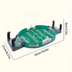 Children's interactive table top football game, 5 balls, educational sports table top toy, plastic frame.
