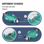 Children's interactive table top football game, 5 balls, educational sports table top toy, plastic frame.