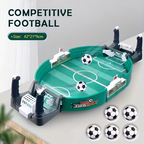 Children's interactive table top football game, 5 balls, educational sports table top toy, plastic frame.