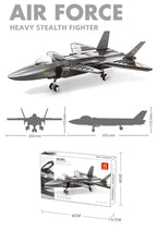 Fighter Jet J-20 Stealth Building Blocks Set, 229 Pieces Military Aircraft Model Kit for Kids Aged 6+ & Enthusiasts（J20 fighter）