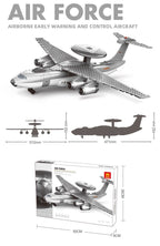 Airborne Early Warning KJ2000  Aircraft Building Blocks Set, 199 Pieces Military Model Kit for Kids Aged 6+ & Enthusiasts（KJ2000 early warning aircraft）