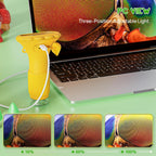 Kids’ Handheld Digital Microscope, 1000× with 2-Inch Screen & LED Light – Yellow