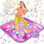 Kids LED Musical Dance Mat with 6 Game Modes Pink