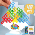 48 pcs Tetra Tower Balance Stacking Block Game, 100% New