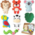 Sewing Kit for Kids, Cute Dinosaur Felt DIY Kids Felt Craft Kit, Learn to Sew Craft Materials, Children's Beginner Educational Toys, Sewing Craft Kit (di