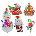Christmas Foil Balloons Father Christmas Sleigh Father Christmas Snowman Candy House Christmas Ballons Decoration Kit
