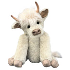 Highland Cattle Plush Toy Fluffy Cow Plush Pet Cow Toy