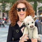 Highland Cattle Plush Toy Fluffy Cow Plush Pet Cow Toy