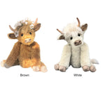 Highland Cattle Plush Toy Fluffy Cow Plush Pet Cow Toy