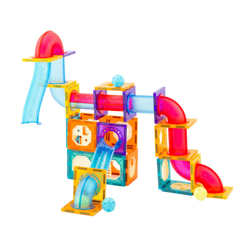 88 Pcs non-toxic STEM Educational, Durable Magnetic Tiles/Puzzle with Storage Bag